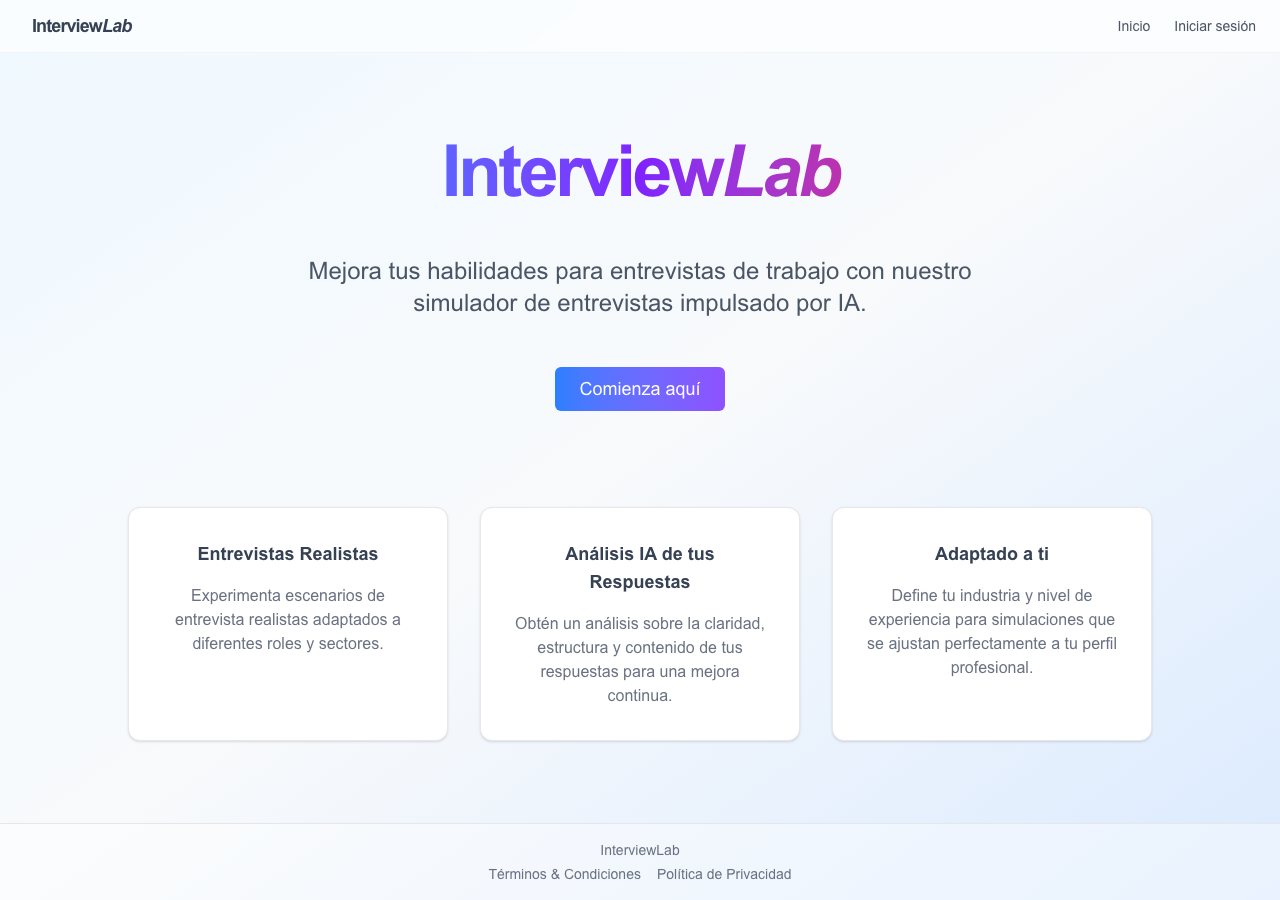 InterviewLab screenshot